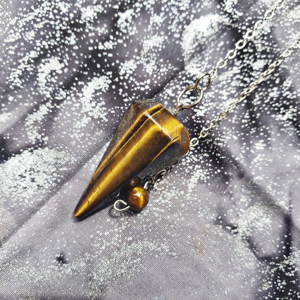 Tiger's Eye Pendulum